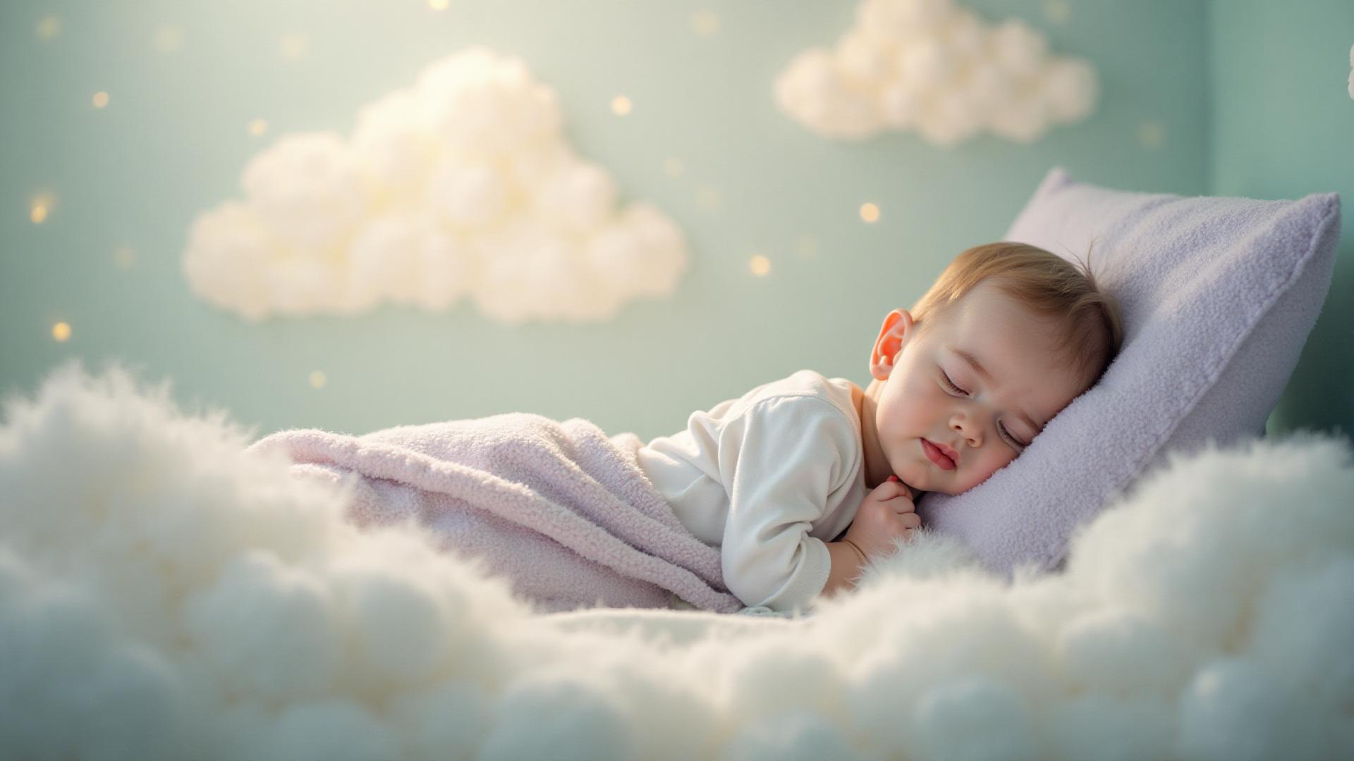 Peaceful sleeping baby